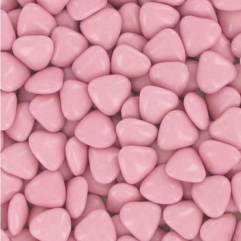 Драже "Розовые сердца мини с шоколадом", 100г